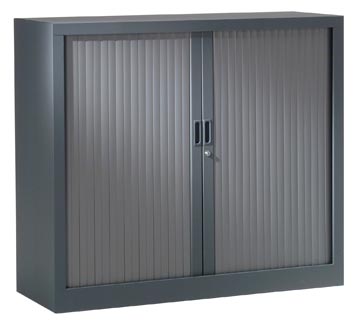 Roldeurkast, ft 100 x 120 x 43 cm, antraciet