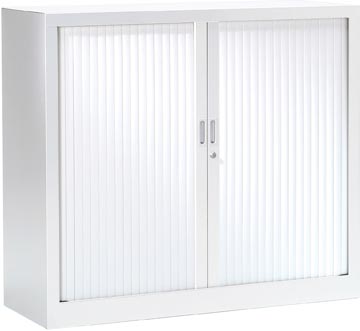Roldeurkast h 100 cm x b 120 cm x d 43 cm wit henry pierre