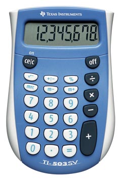 Calc. de poche ti-503sv texas