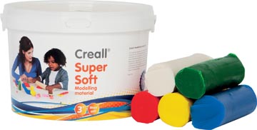 Boetseerpasta supersoft 5 kleuren havo