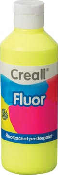 Flacon 250ml verf fluo geel creall