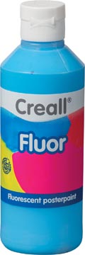 Flacon 250ml verf fluo blauw creall