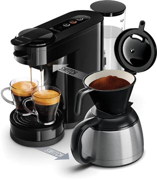 Koffiezetapparaat switch zwart senseo