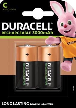 Bl.2 oplaadbare batterijen c duracell