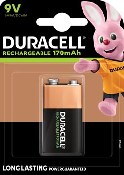 Bl.1 oplaadbare batterij 9v duracell