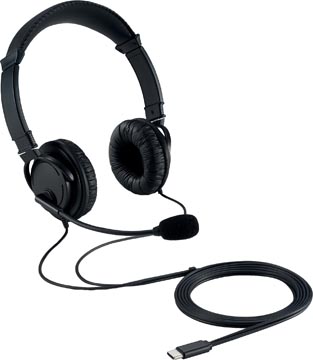 Kensington Headset USB-C Hi-Fi, met microfoon
