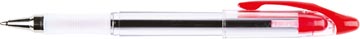 Q-CONNECT Delta balpen, 0,4 mm, medium rood
