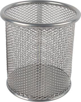 Pot à crayons mesh metal argent q-connect