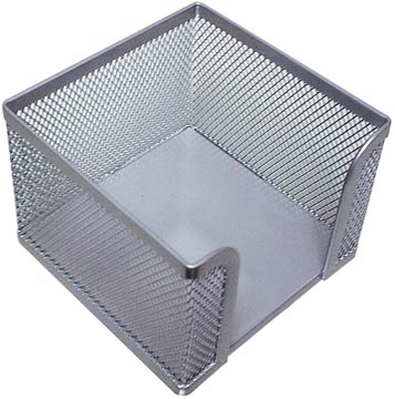 Q-CONNECT memo cube métal argent