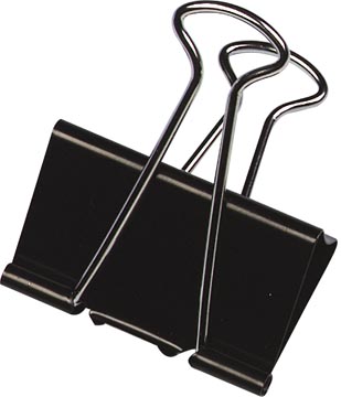 D. 10 clips rabattables 19 mm noir q-connect