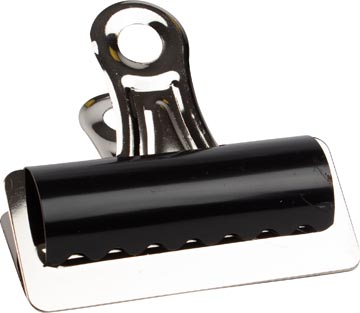 B. 10 pince-papier bulldog 75 mm noir q-connect