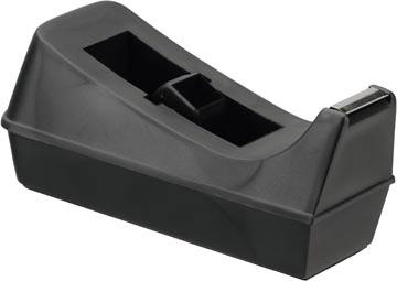 Plakbandafroller voor kleefband 19mm x 33m zwart q-connect