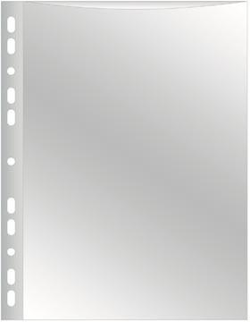 P.25  pochette perforée 50 micr pp a4 transparent q-connect
