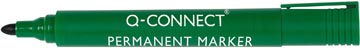 Permanent marker ronde punt groen q-connect