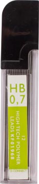 Q-CONNECT mines 0,7 mm HB boîte de 12 pièces