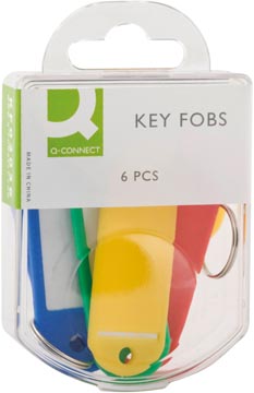 D.6 sleutelhangers ass q-connect