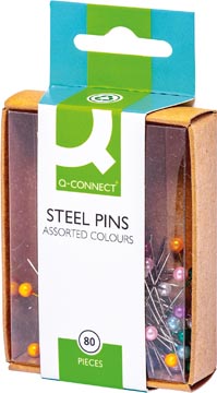 D.80 signalisatiespelden 3 x 30 mm vernikkeld assorti q-connect