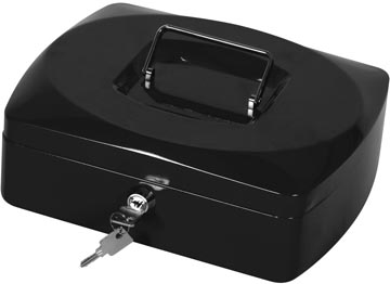 Q-CONNECT geldkoffer, 255 x 200 x 85 mm, zwart