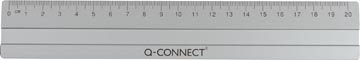 Latte bord 20 cm aluminium q-connect