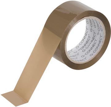 P.6 ruban d'emballage silencieux pp 66mx50mm brun q-connect