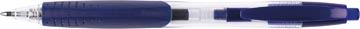 Balpen met grip medium punt blauw q-connect