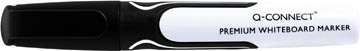 Whiteboard marker  ronde punt zwart q-connect