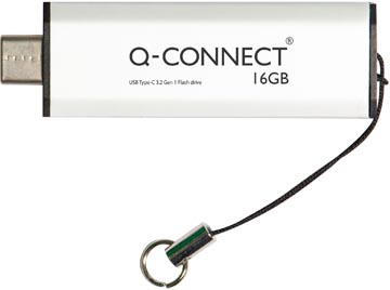 Q-CONNECT USB-C stick 3.2 Gen1, zilver, 16 GB