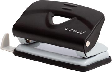 Q-CONNECT Light Duty perforator, metaal, 10 blad, zwart