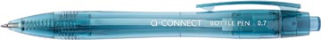 Q-CONNECT stylo Recyclage PET, 0,7 mm, pointe moyenne, bleu