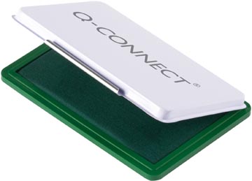 Q-CONNECT tampon encreur, ft 90 x 55 mm, vert