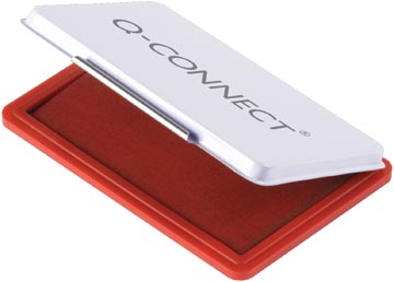 Q-CONNECT stempelkussen, ft 90 x 55 mm, rood