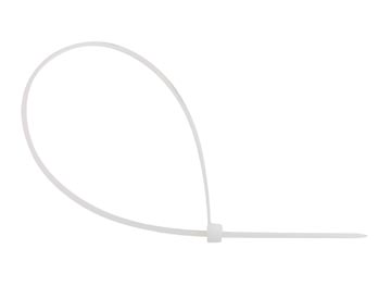 P.100 kabelbinders 300 x 4,8 mm transparant q-connect
