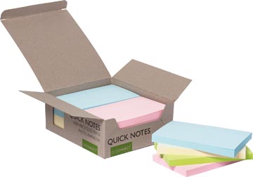 B.12 quick notes recycled  76 x 127 mm pastel q-connect