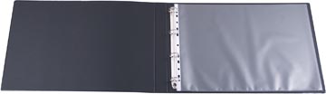 Q-CONNECT pochette perforée, ft A3 paysage, perforation 11 trous, grainé, paquet de 10 pièces