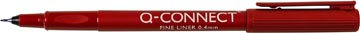 Q-CONNECT feutre, 0,4 mm, rouge