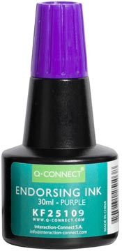 Stempelinkt 28 ml violet q-connect