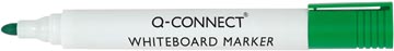 Whiteboard marker  ronde punt 2-3 mm groen q-connect