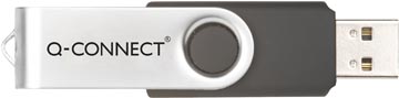 Q-CONNECT USB stick 2.0, zwart, 64 GB