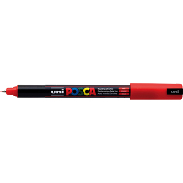 Uni POSCA marqueur peinture PC-1MC, 0,7 - 1 mm, rouge