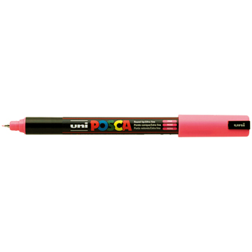Uni POSCA marqueur peinture PC-3M, 1,5 mm, rose clair