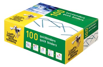 D.100 archiefbinder quickbinder lengte 10 cm groen loeff's patent