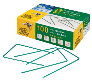 D.100 archiefbinder quickbinder lengte 14 cm groen loeff's patent