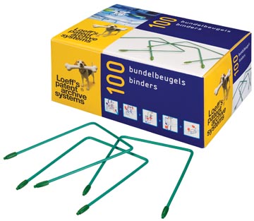 D.100 archiefbinder lengte 10 cm groen loeff's patent