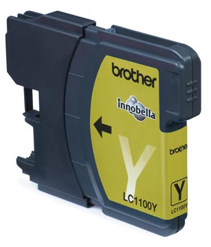 Inktcartridge brother lc1100 yellow
