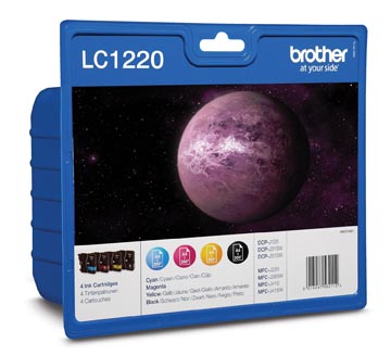 Brother lc-1220 value bk/c/m/y