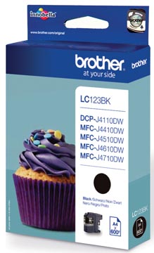 Brother noir lc-123bk