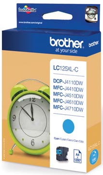 Cartouche brother lc125 xl cyan