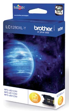 Cartouche brother lc1280 xl jaune