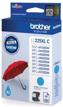 Inktcartridge brother lc225xl cyaan