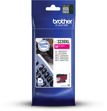 Brother cartouche d'encre, 5.000 pages, OEM LC-3239XLM, magenta